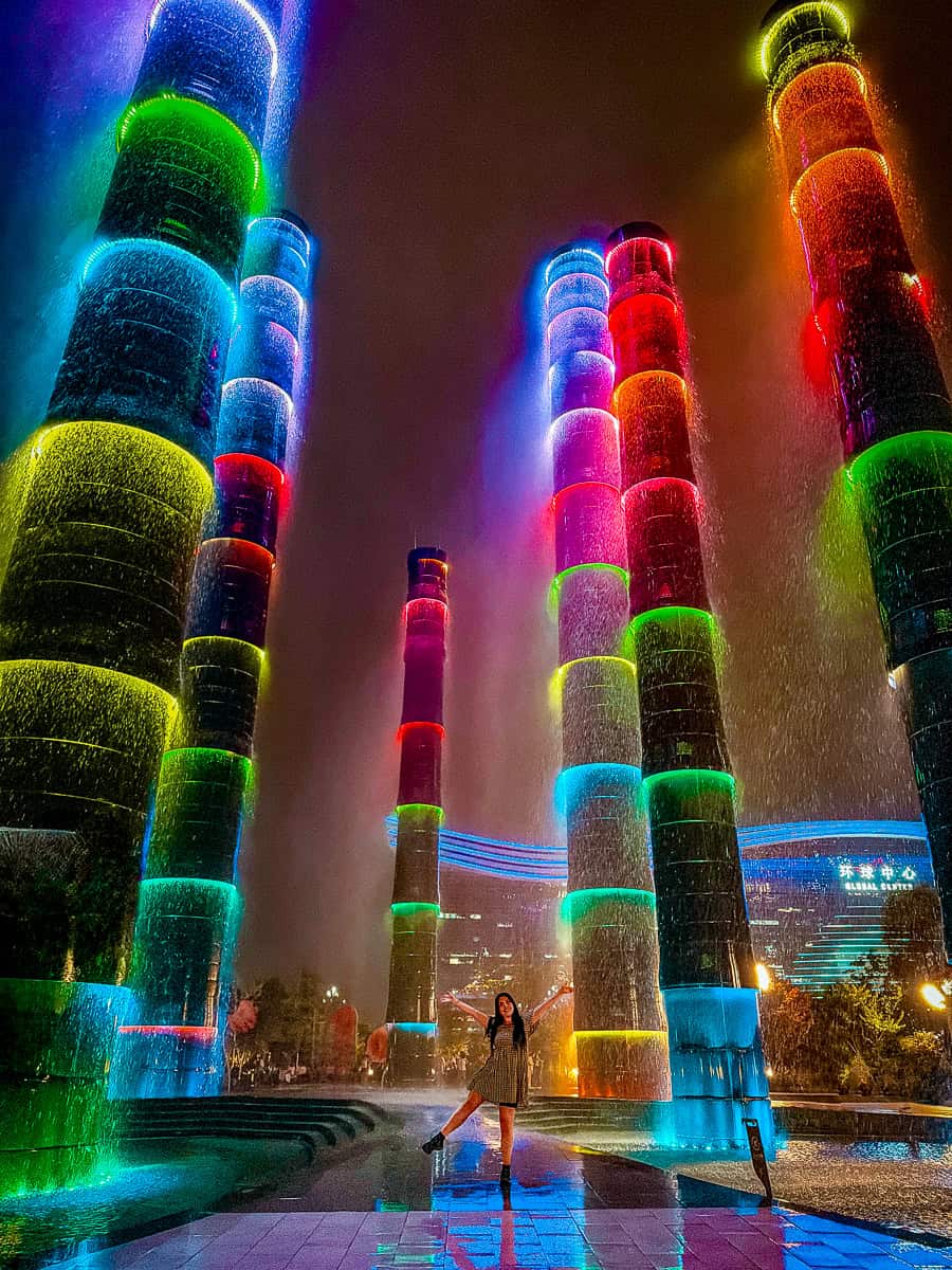 Tower of Life SKP Chengdu Bamboo Fountain