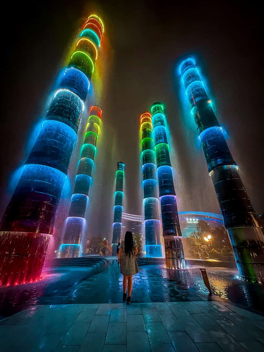 Tower of Life SKP Chengdu Bamboo Fountain