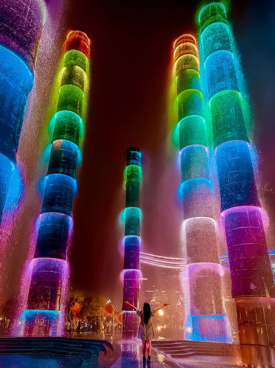 Tower of Life SKP Chengdu Bamboo Fountain