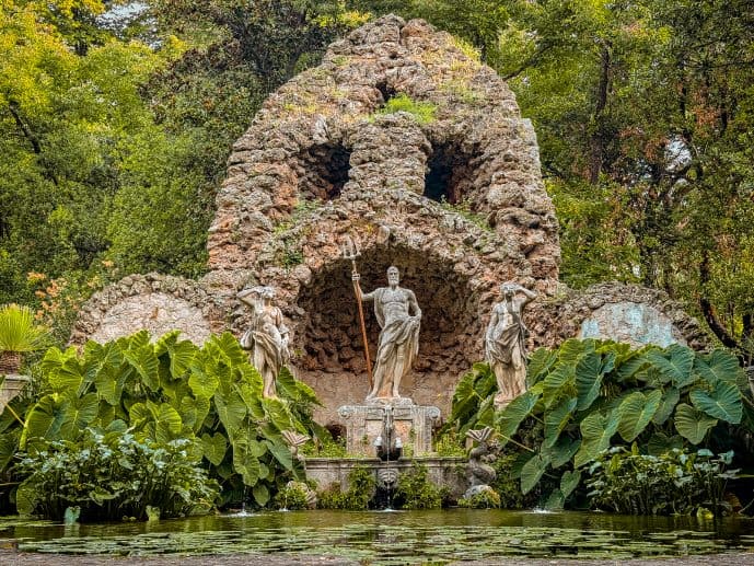 Trsteno Arboretum Neptune Fountain