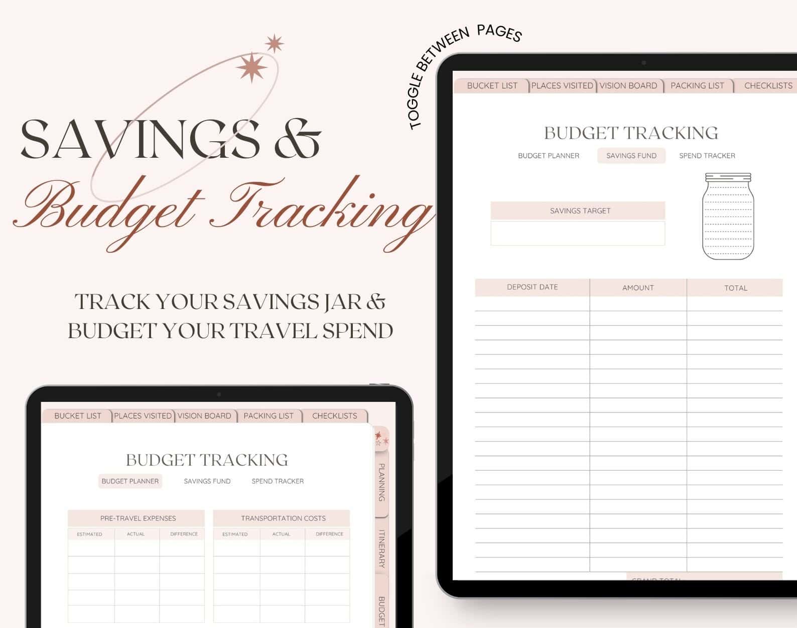 Ultimate Digital Planner Budget Tracking