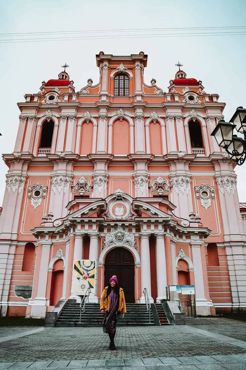 The Church of St Casimir | Pink church in Vilnius | Instagram spots in Vilnius