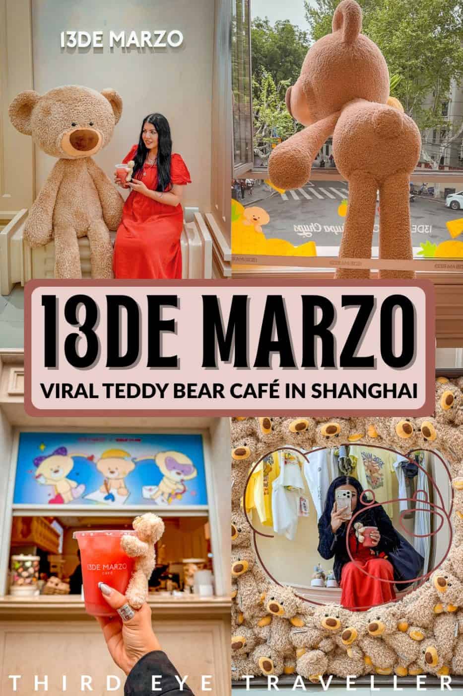 13DE Marzo Teddy Bear Café Shanghai