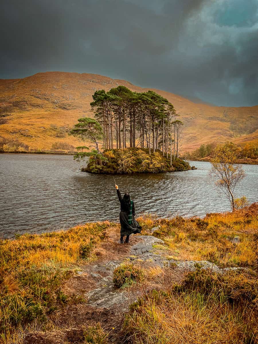 How to Visit Steall Falls Harry Potter Waterfall in Scotland (2026)! 39 Dumbledore's Grave Where-is-Dumbledore-Buried-Eilean-Na-Moine-Scotland
