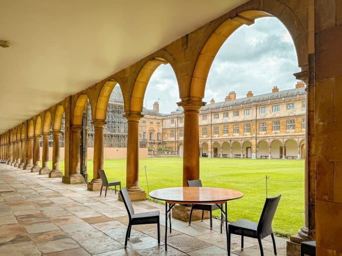 Wren Library - How to Visit in Cambridge (2026)! 13 Inside Nevile's Court