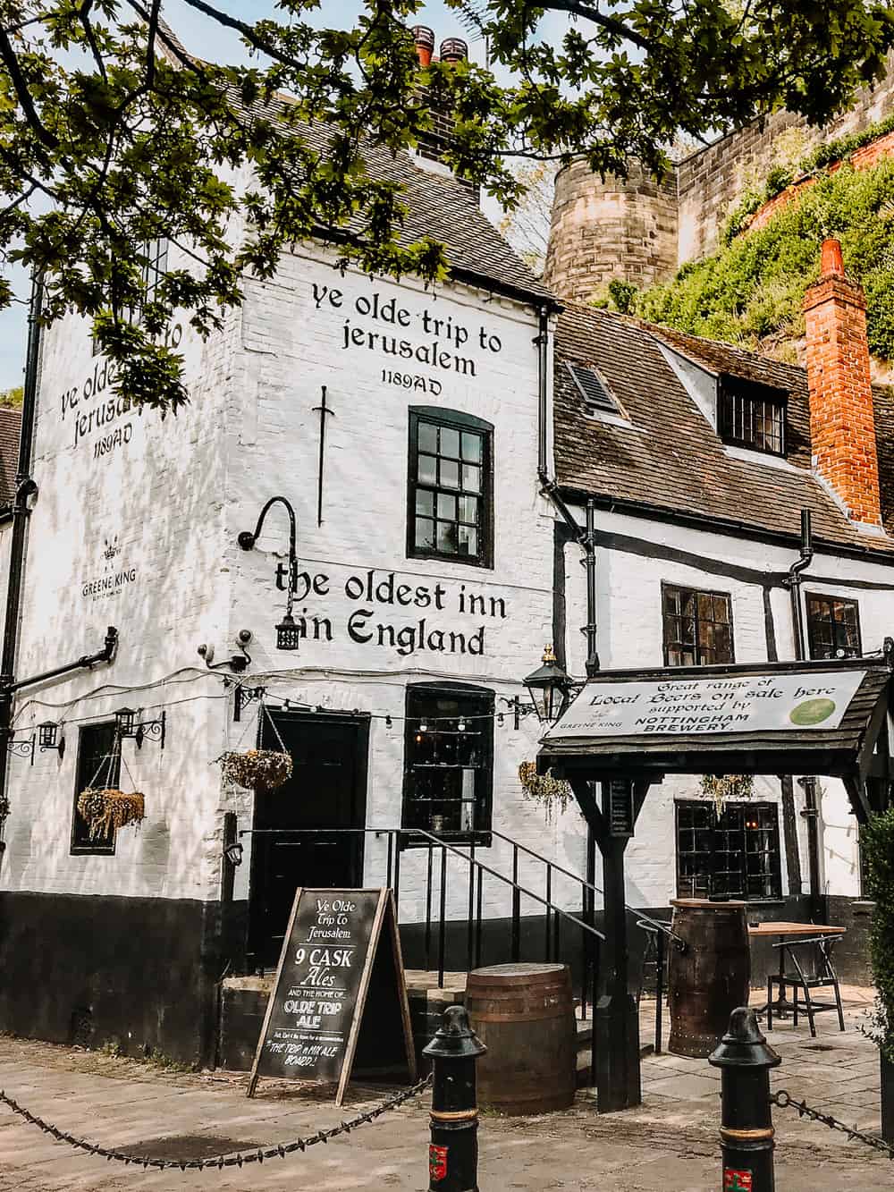 Ye Olde Trip to Jerusalem Nottingham | England's Oldest pub