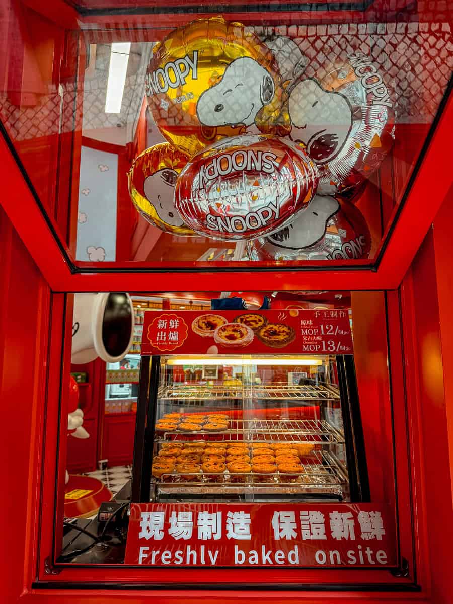 Snoopy Egg Tarts Macau