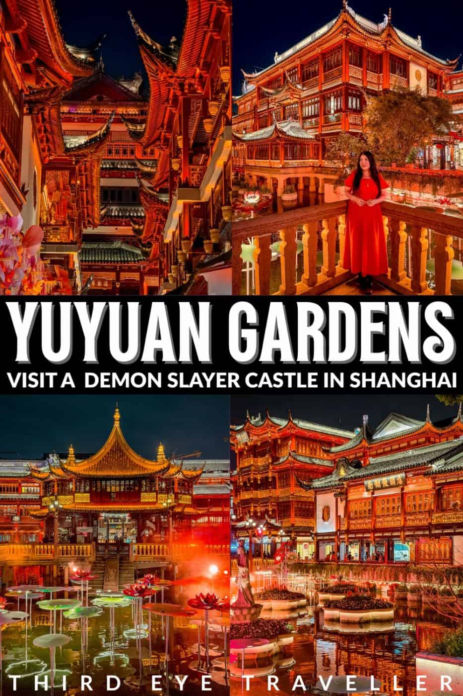 Yuyuan Gardens Shanghai - Visit a Demon Slayer Infinity Castle (2026)! 32 Yuyuan Gardens Shanghai Bazaar Old Street