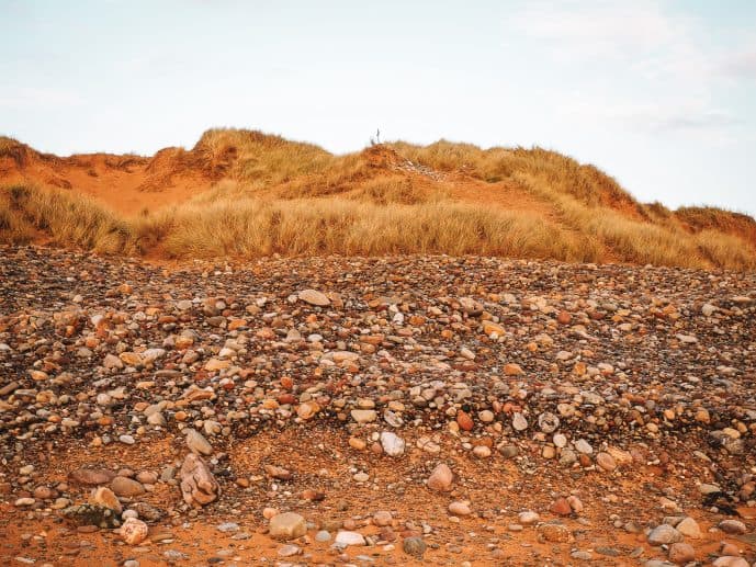 Dobby's Grave location Freshwater West Beach