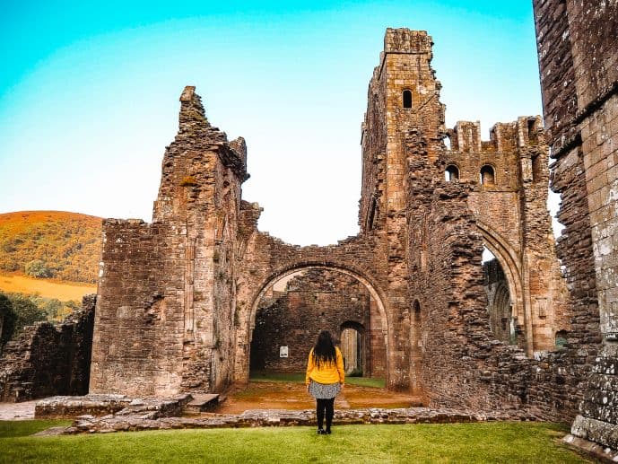 Llanthony Priory Ruins Brecon Beacons Wales