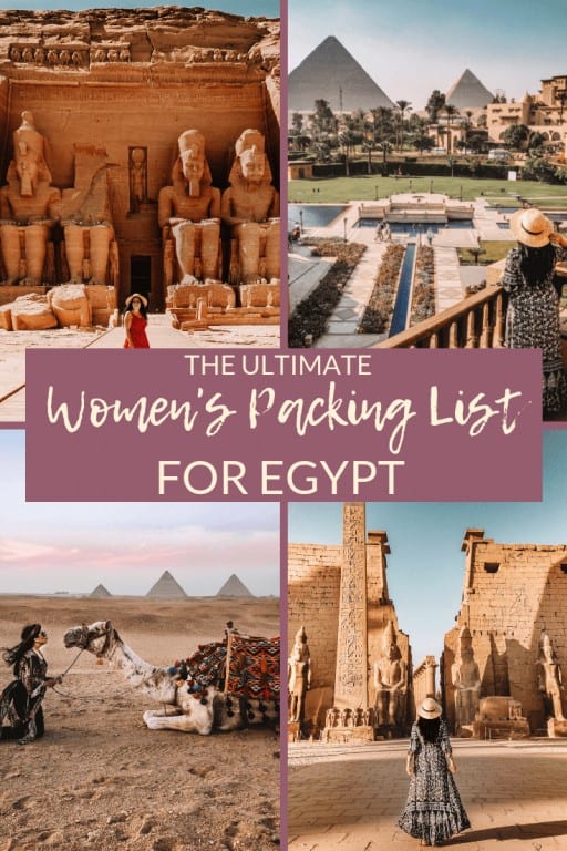 The Ultimate Women's Packing List For Egypt With Culturally Appropriate ...