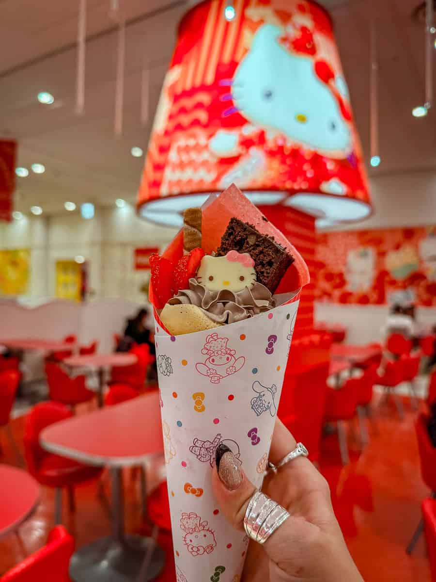Sanrio Puroland Hello Kitty Crepe