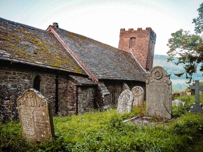 St Martin's Church Cwmyoy most crooked church in britain