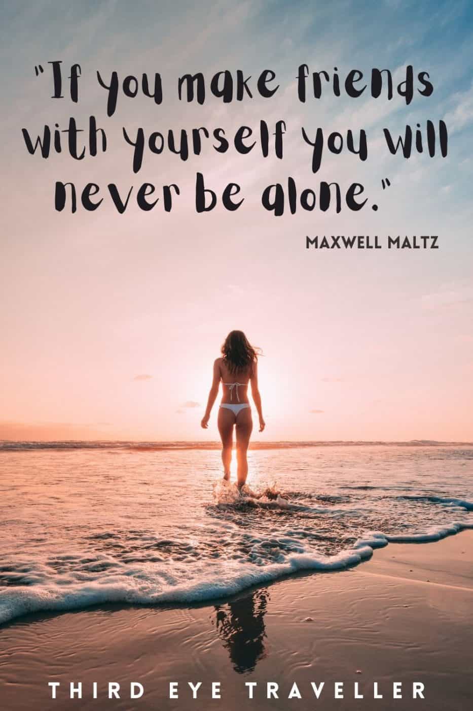 when you travel alone quotes